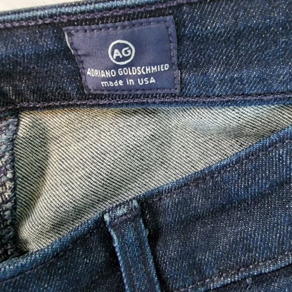 Jeans AG Adriano Goldschmied Women Size 25R The Moto Legging Zipper Ankle - Picture 9 of 16